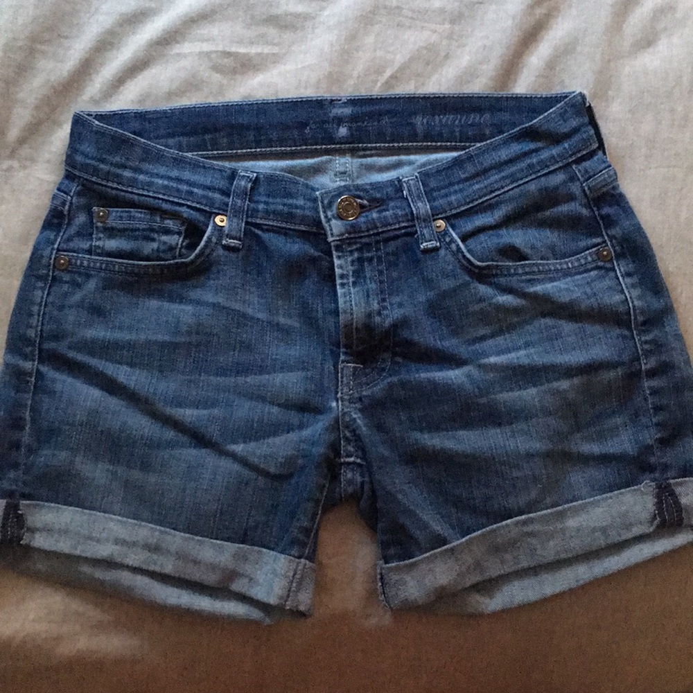 7 for all Mankind Jean shorts